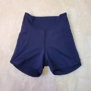 Buff Bunny Side Pocket Bike Short Size Medium Midnight Navy